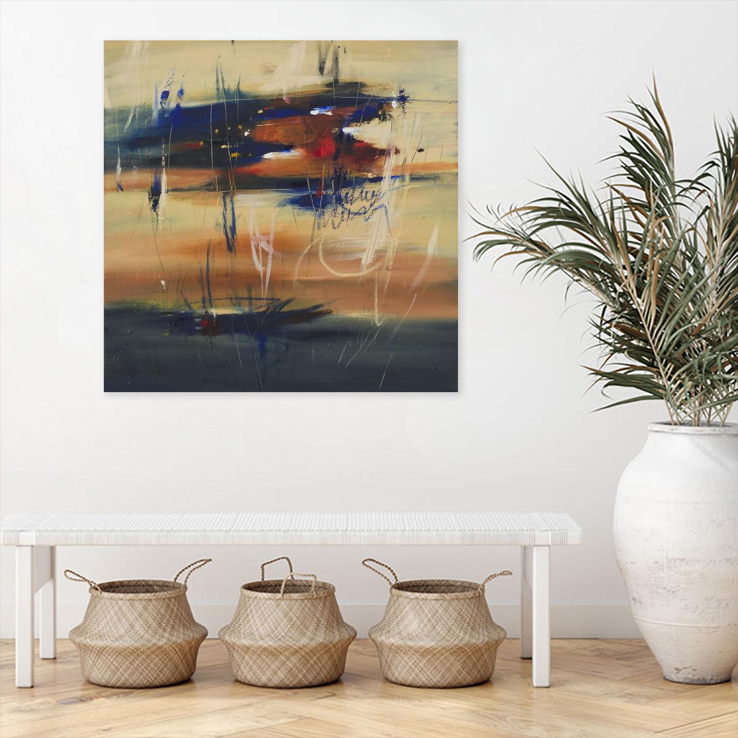 October Dream by Cynthia Ligeros on GIANT ART - red abstract