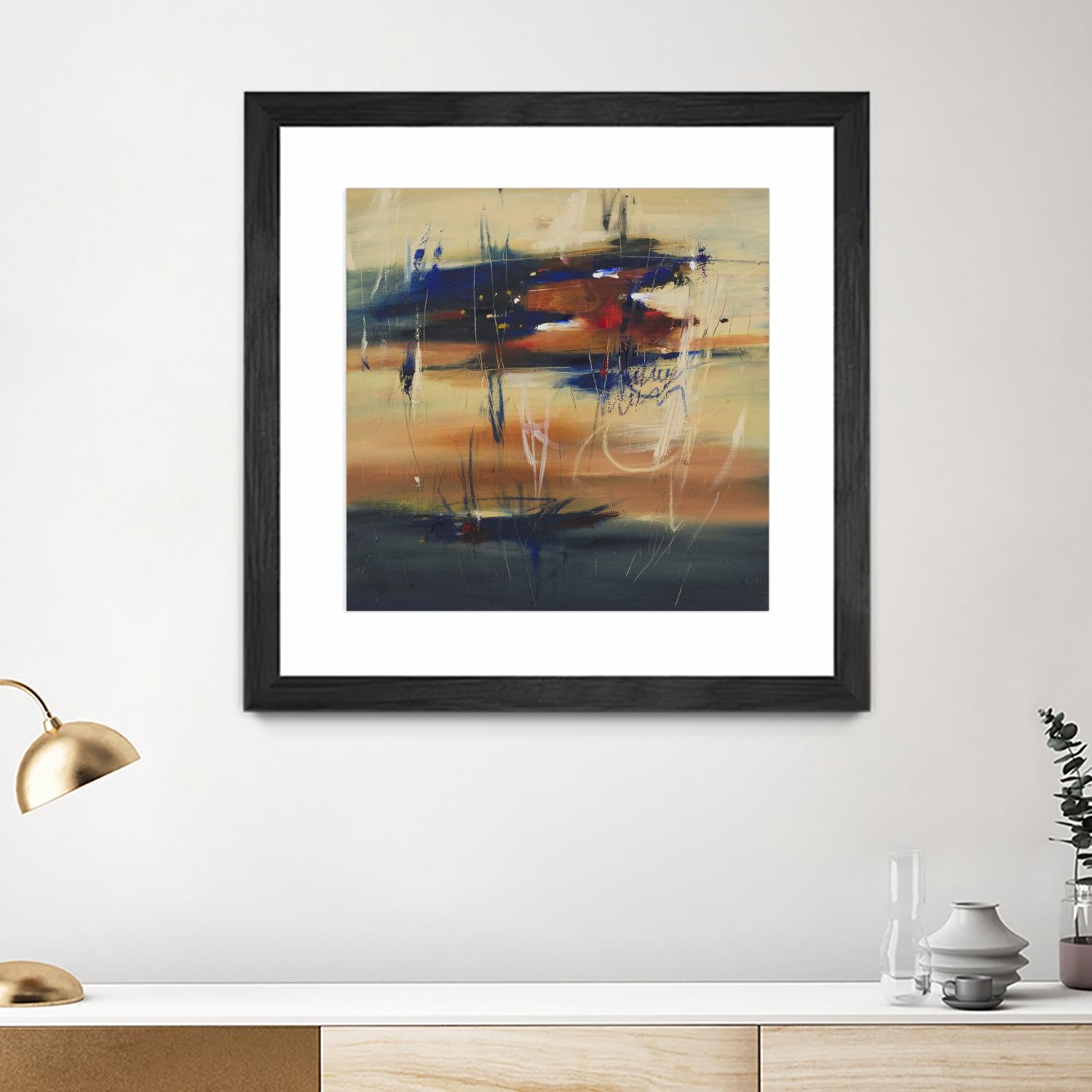 October Dream by Cynthia Ligeros on GIANT ART - red abstract