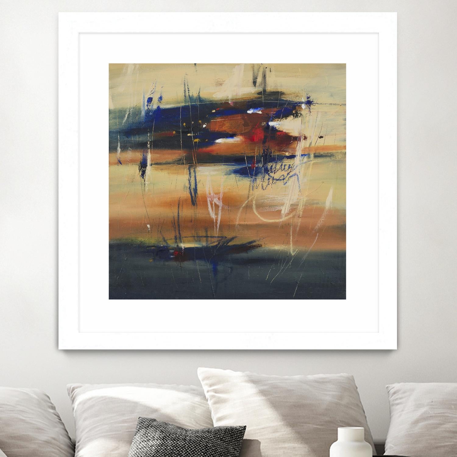 October Dream by Cynthia Ligeros on GIANT ART - red abstract