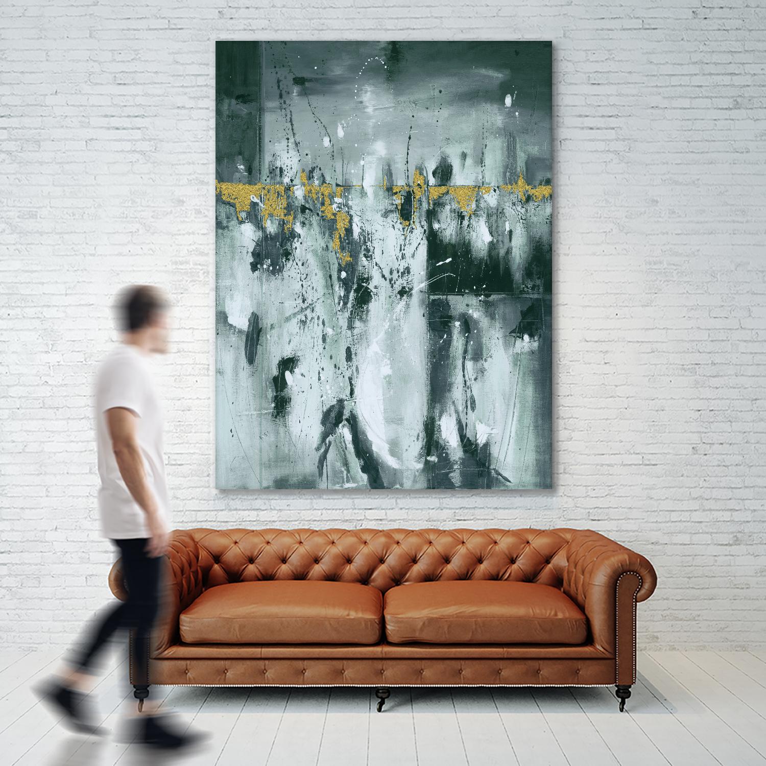 Sweet Sorrow by Cynthia Ligeros on GIANT ART - yellow abstract