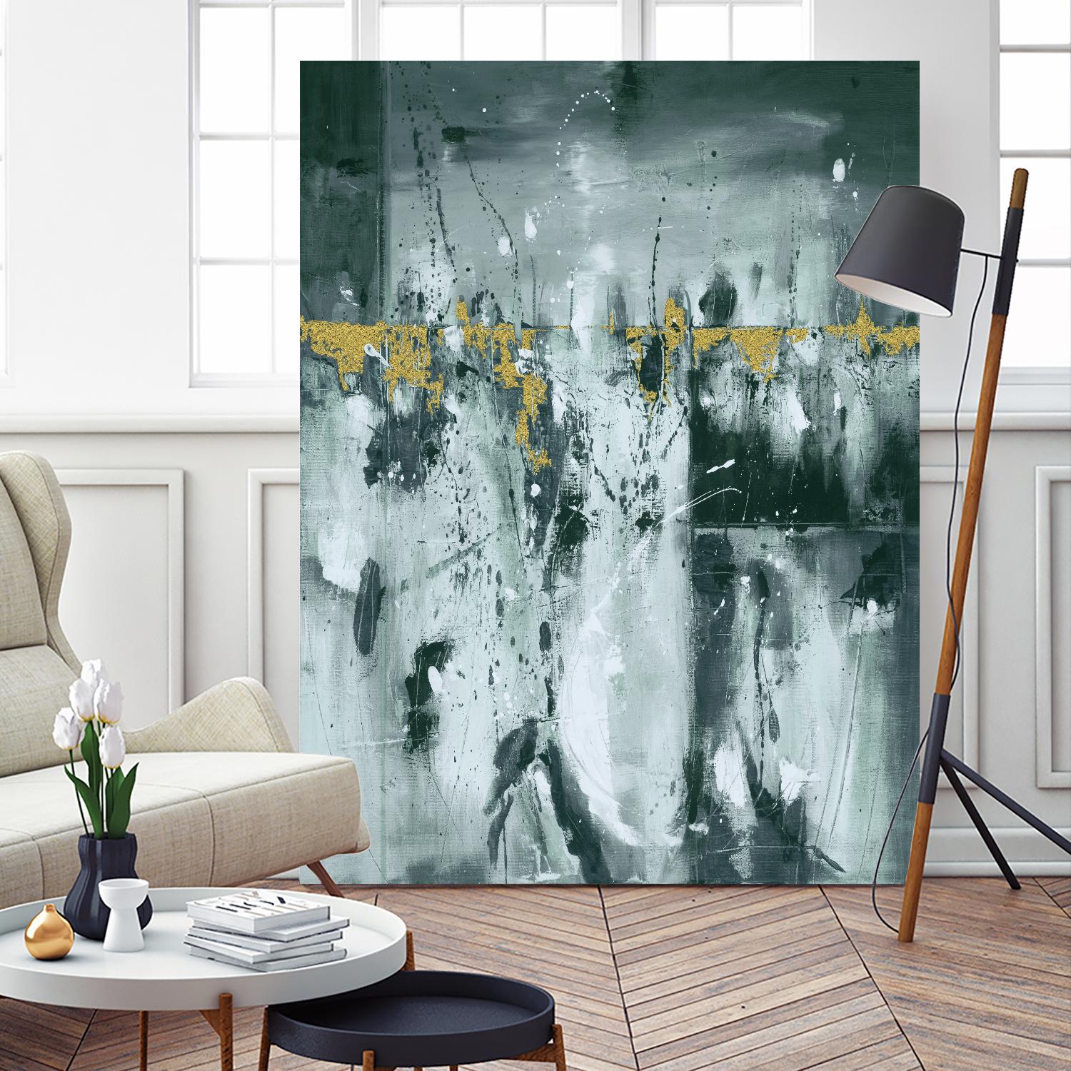 Sweet Sorrow by Cynthia Ligeros on GIANT ART - yellow abstract