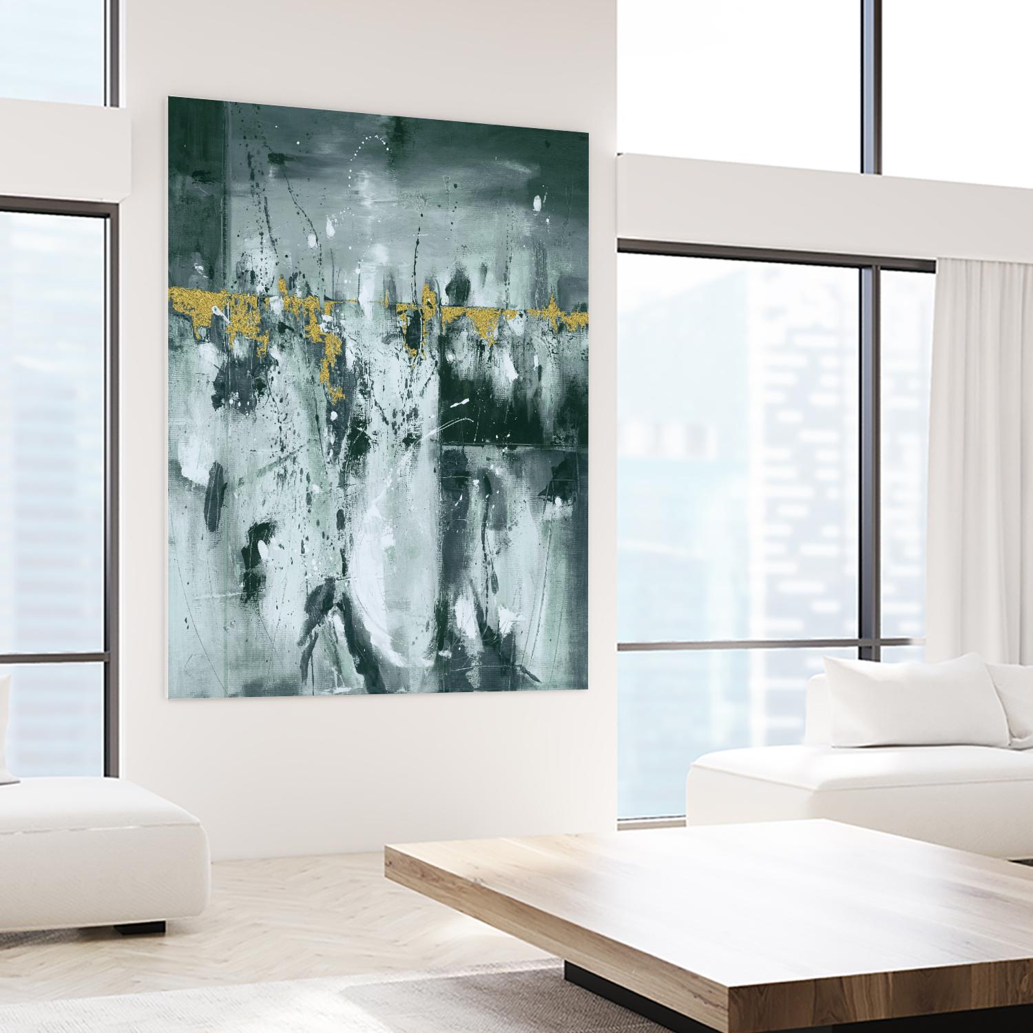 Sweet Sorrow by Cynthia Ligeros on GIANT ART - yellow abstract