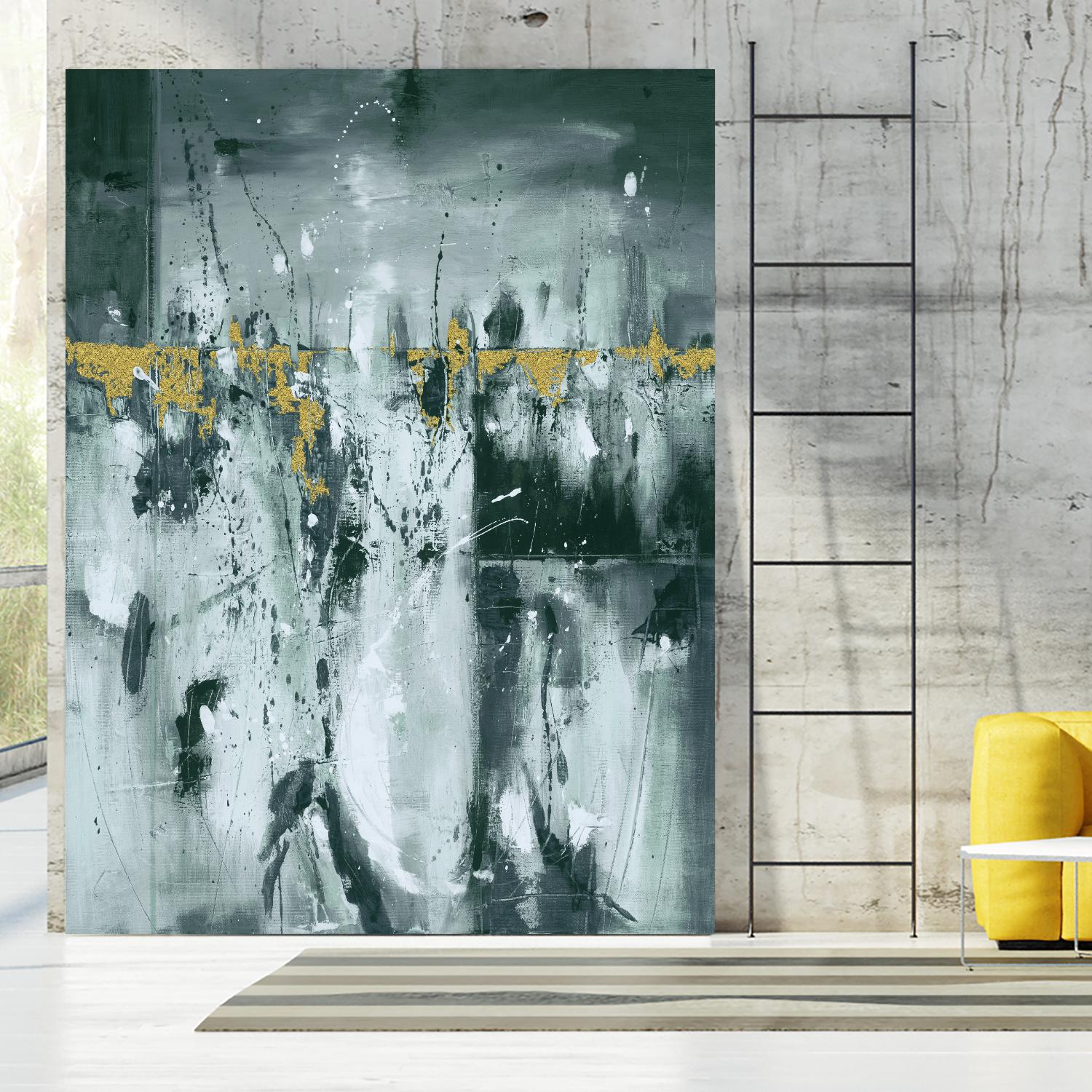 Sweet Sorrow by Cynthia Ligeros on GIANT ART - yellow abstract
