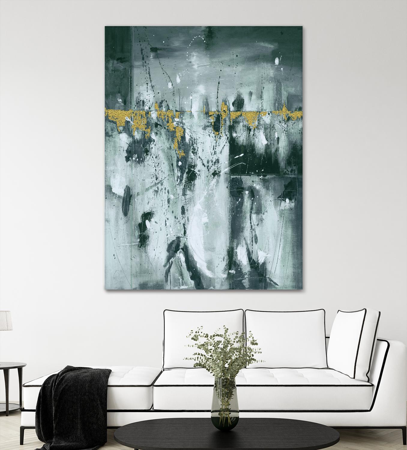 Sweet Sorrow by Cynthia Ligeros on GIANT ART - yellow abstract