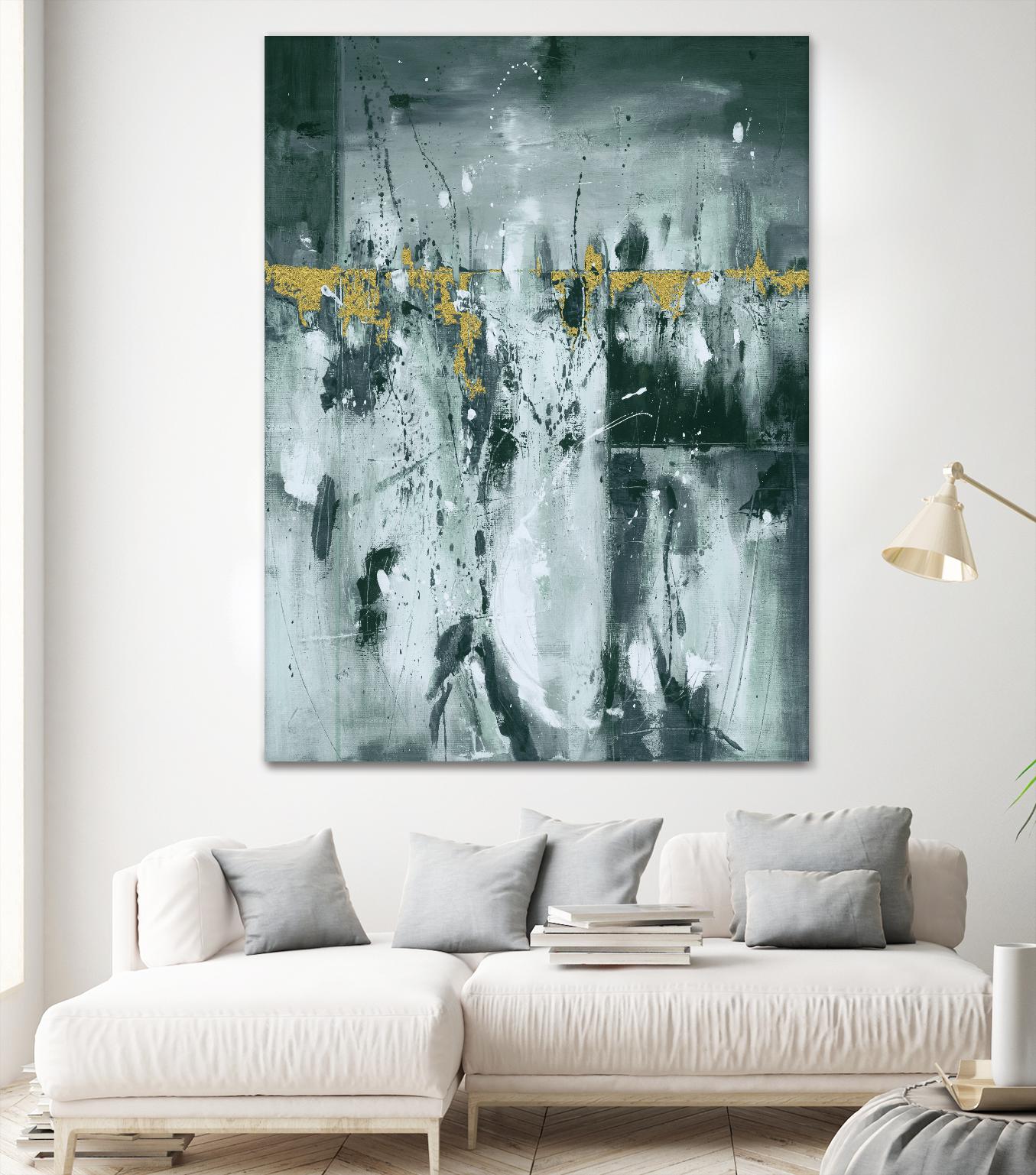 Sweet Sorrow by Cynthia Ligeros on GIANT ART - yellow abstract