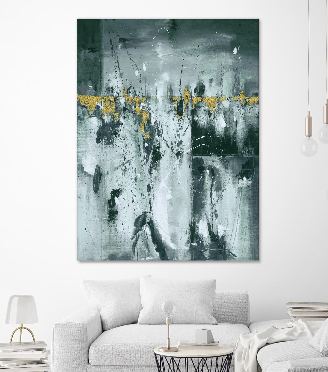 Sweet Sorrow by Cynthia Ligeros on GIANT ART - yellow abstract