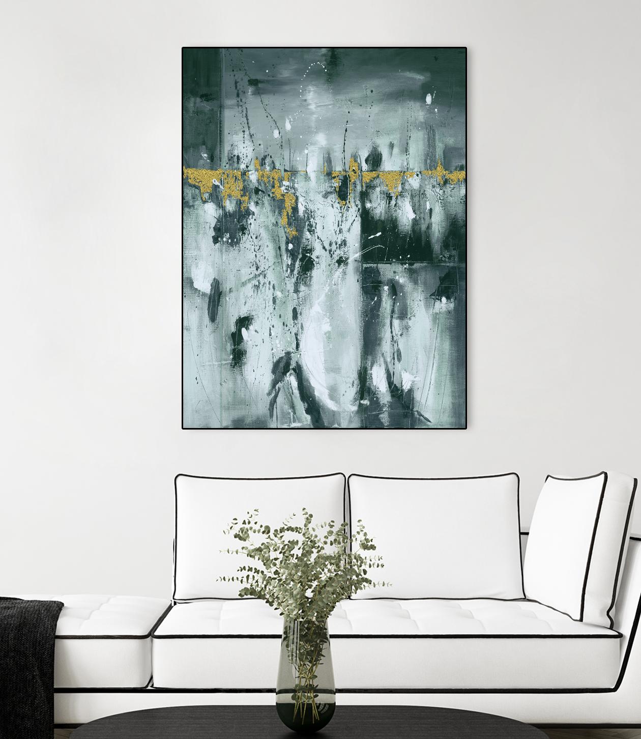 Sweet Sorrow by Cynthia Ligeros on GIANT ART - yellow abstract