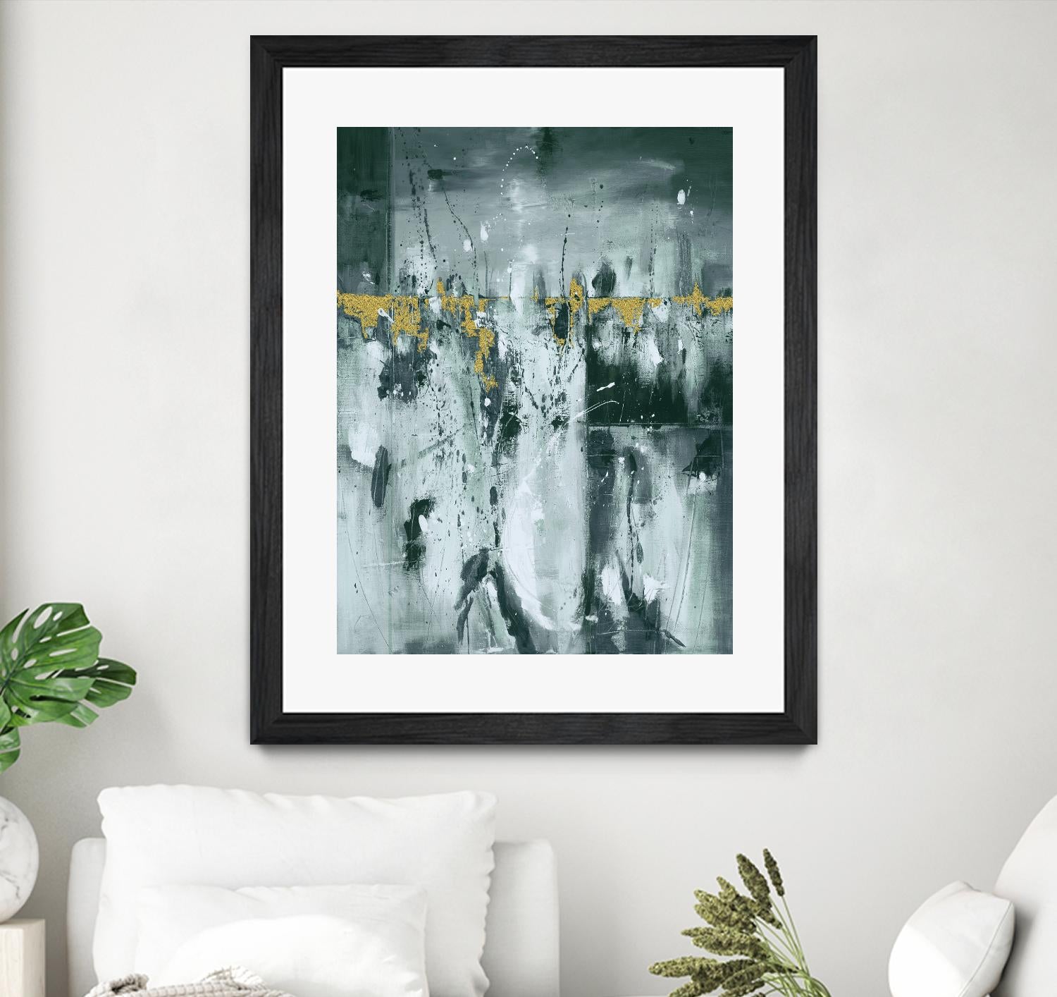 Sweet Sorrow by Cynthia Ligeros on GIANT ART - yellow abstract