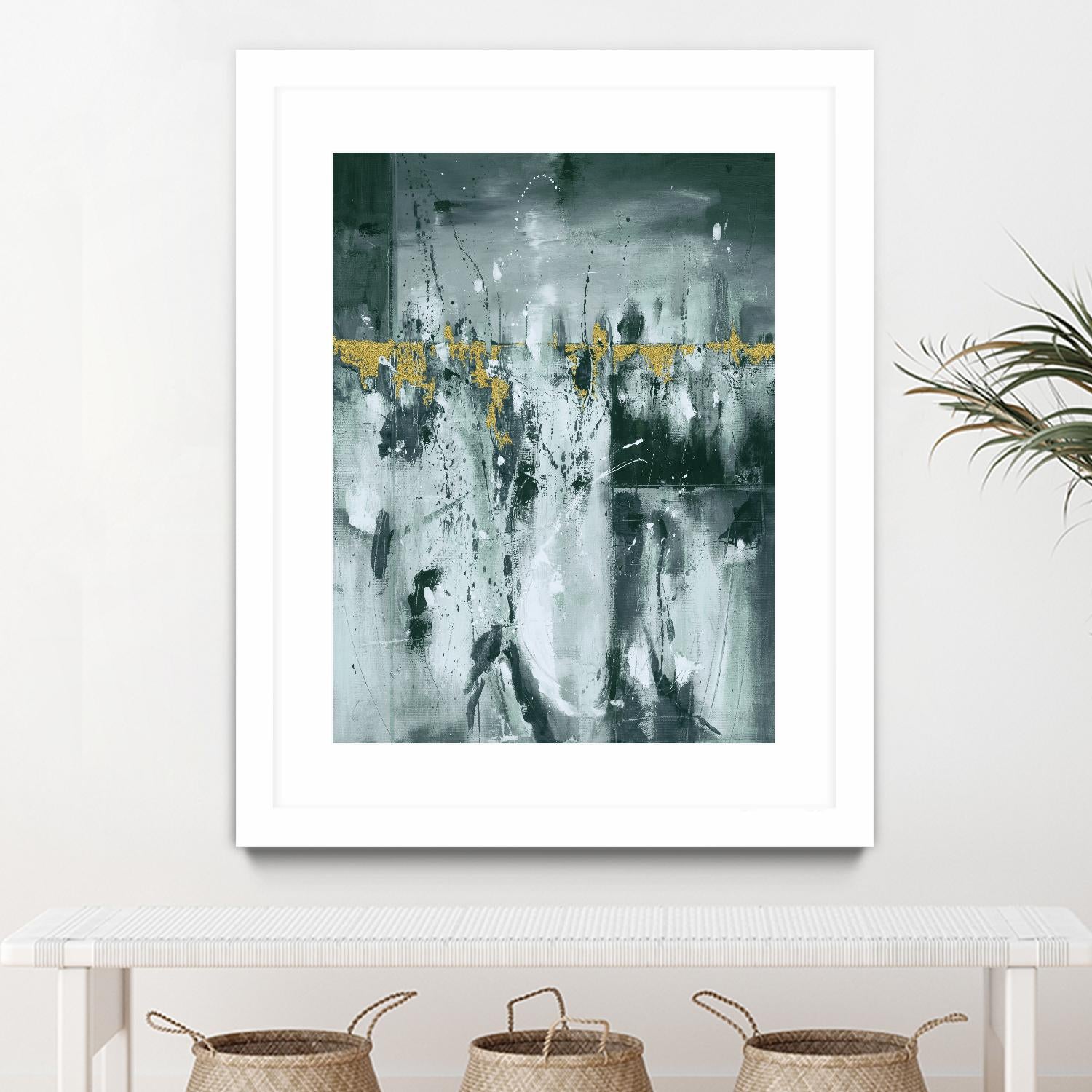 Sweet Sorrow by Cynthia Ligeros on GIANT ART - yellow abstract