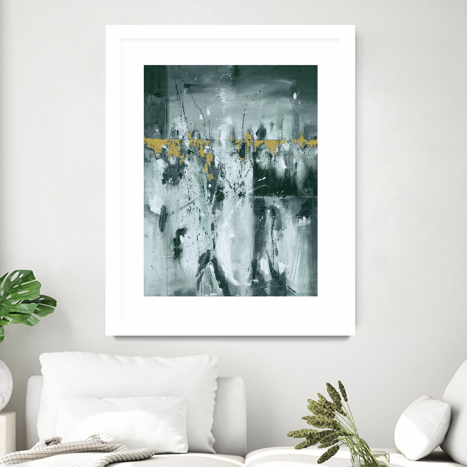 Sweet Sorrow by Cynthia Ligeros on GIANT ART - yellow abstract