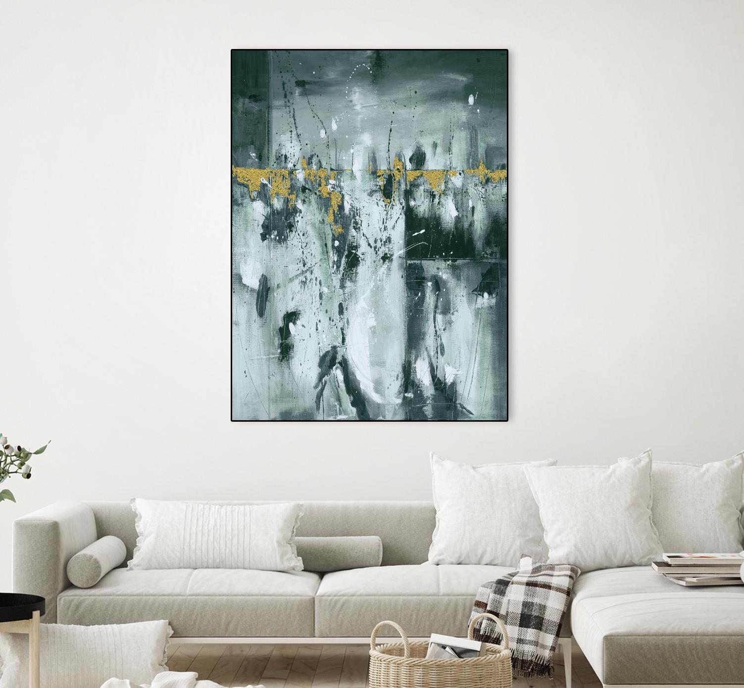 Sweet Sorrow by Cynthia Ligeros on GIANT ART - yellow abstract