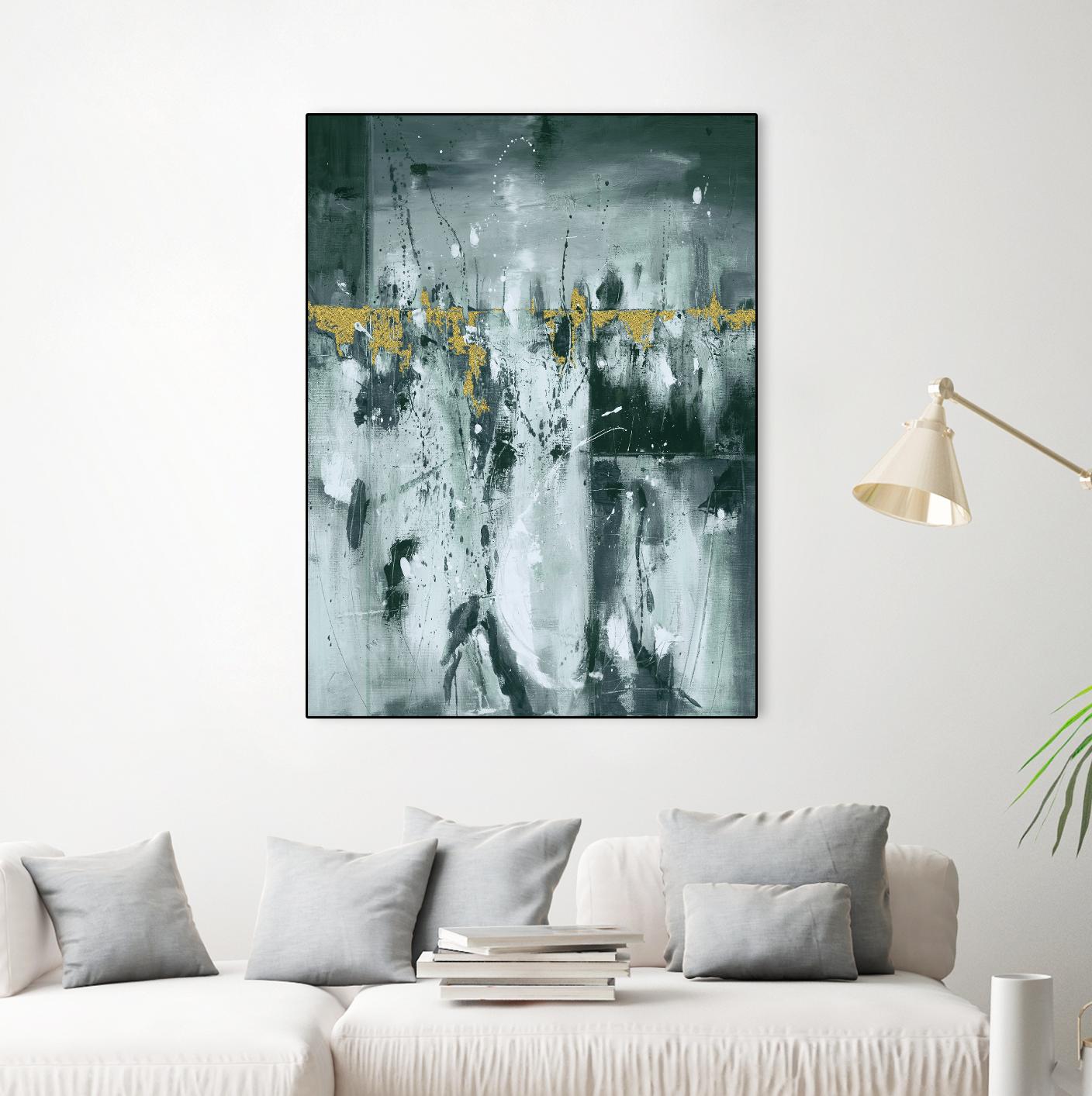 Sweet Sorrow by Cynthia Ligeros on GIANT ART - yellow abstract