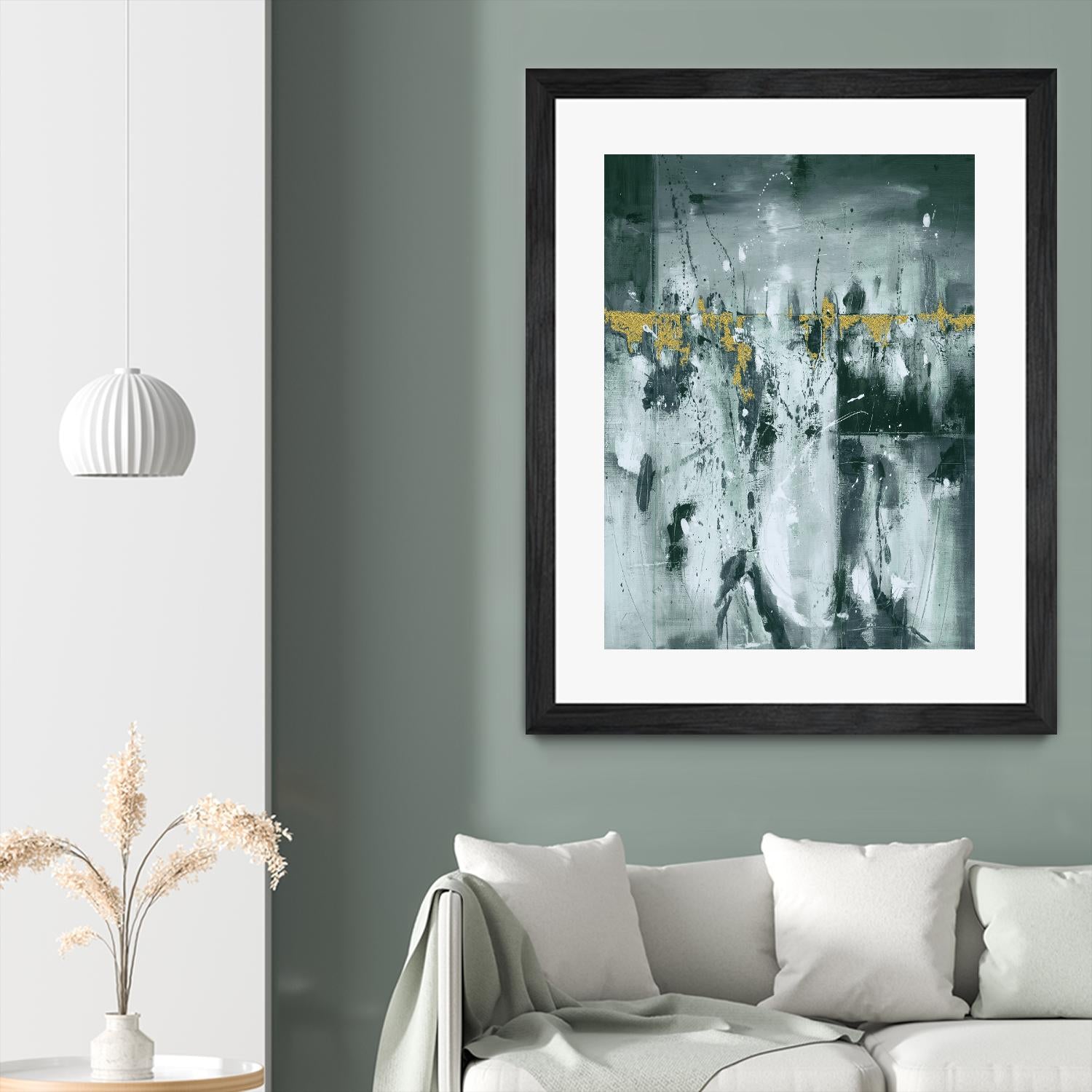 Sweet Sorrow by Cynthia Ligeros on GIANT ART - yellow abstract