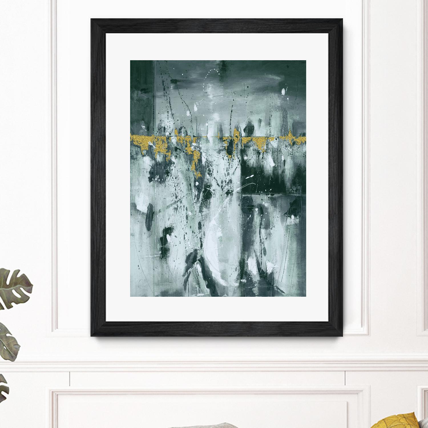 Sweet Sorrow by Cynthia Ligeros on GIANT ART - yellow abstract