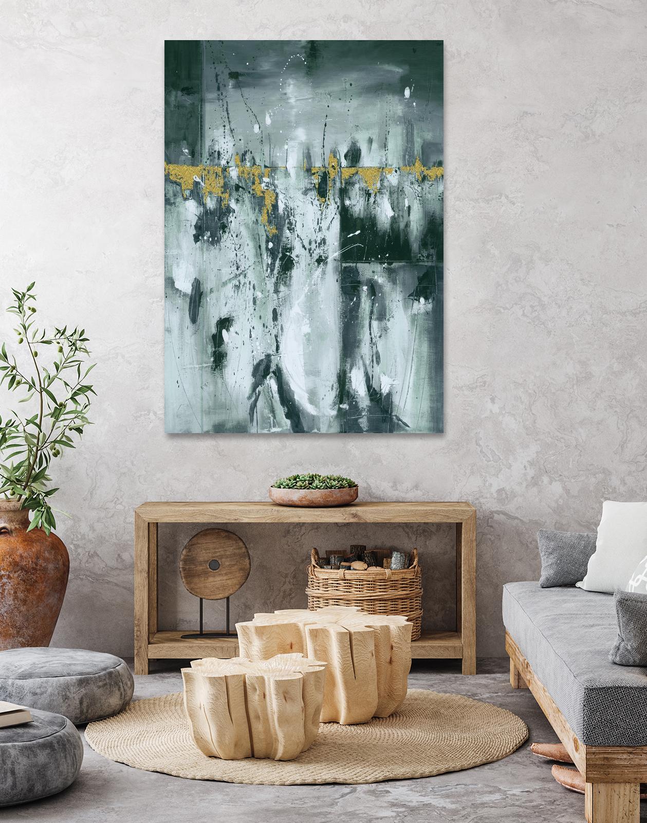 Sweet Sorrow by Cynthia Ligeros on GIANT ART - yellow abstract