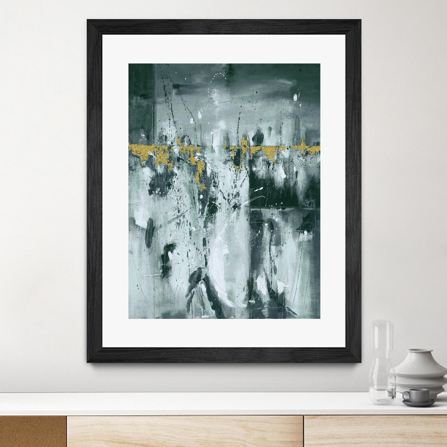 Sweet Sorrow by Cynthia Ligeros on GIANT ART - yellow abstract