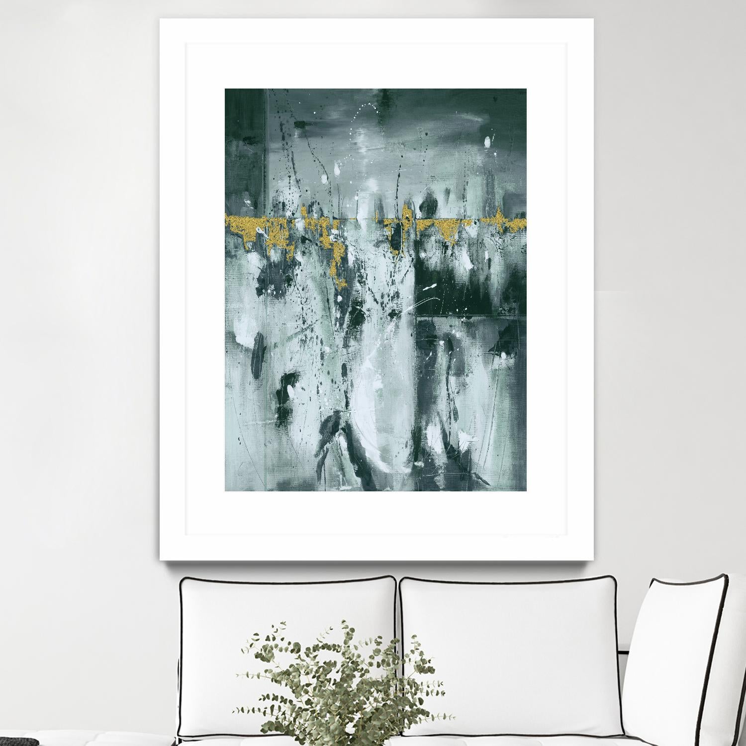Sweet Sorrow by Cynthia Ligeros on GIANT ART - yellow abstract