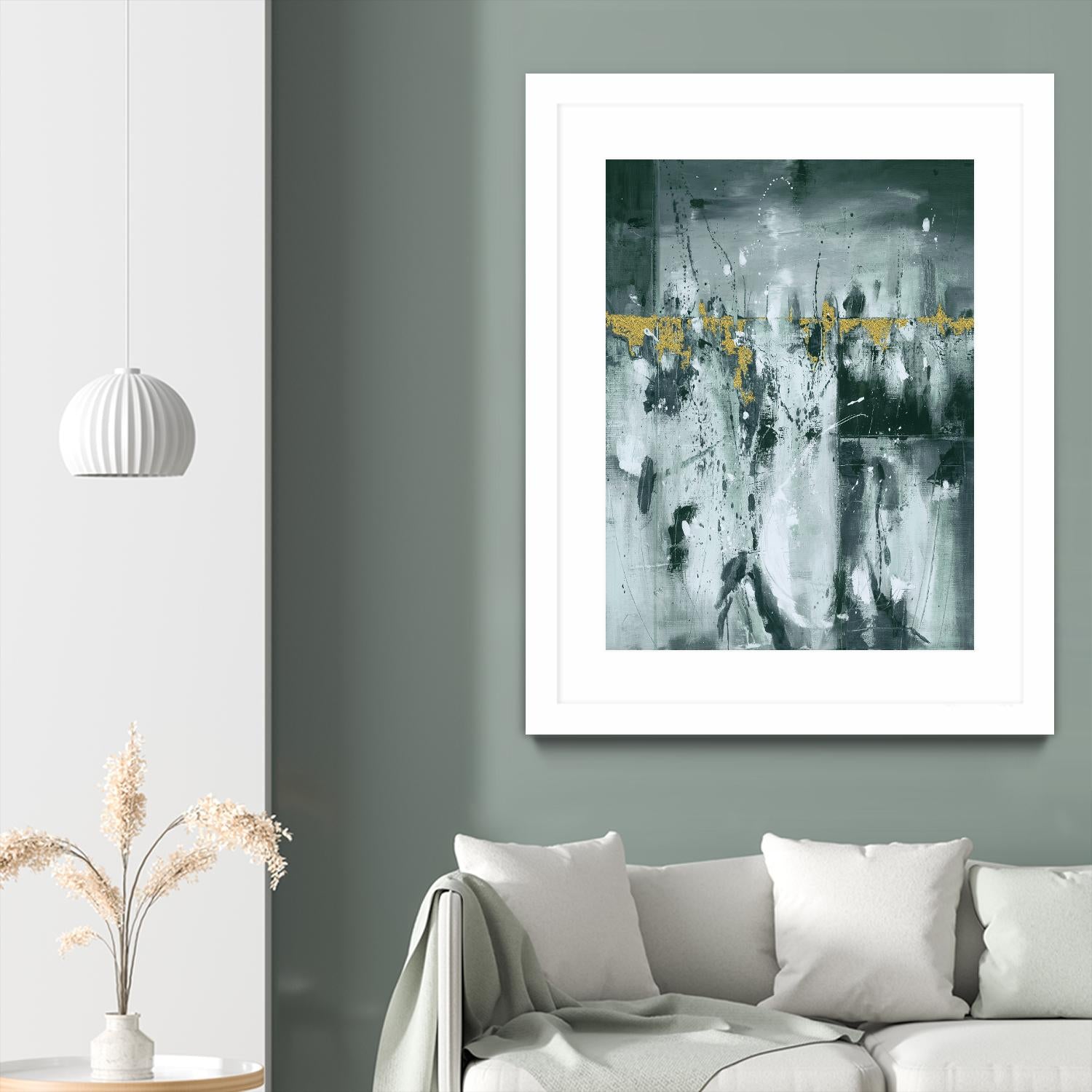 Sweet Sorrow by Cynthia Ligeros on GIANT ART - yellow abstract