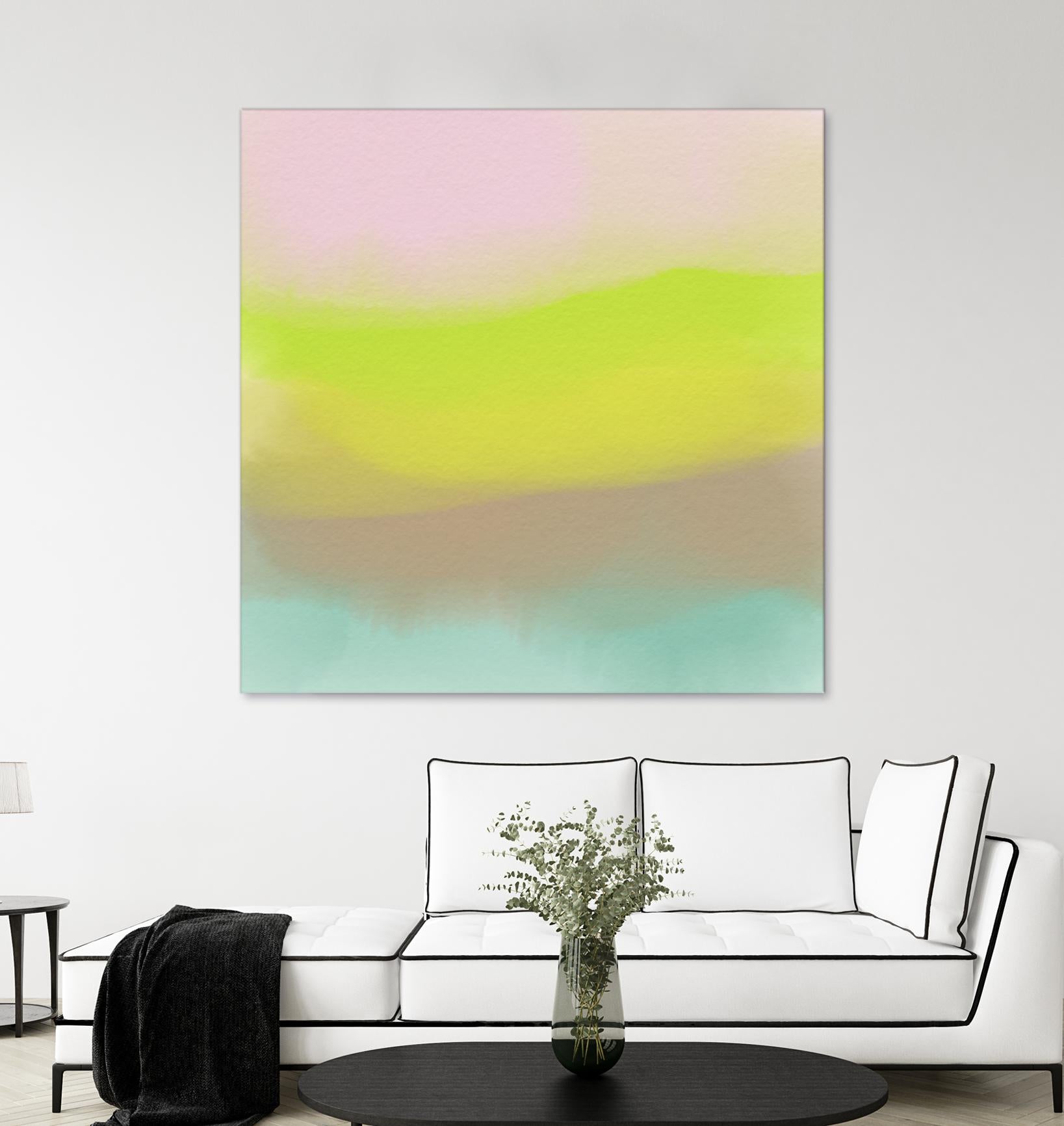 Echo by Christina Essue on GIANT ART - pink abstract