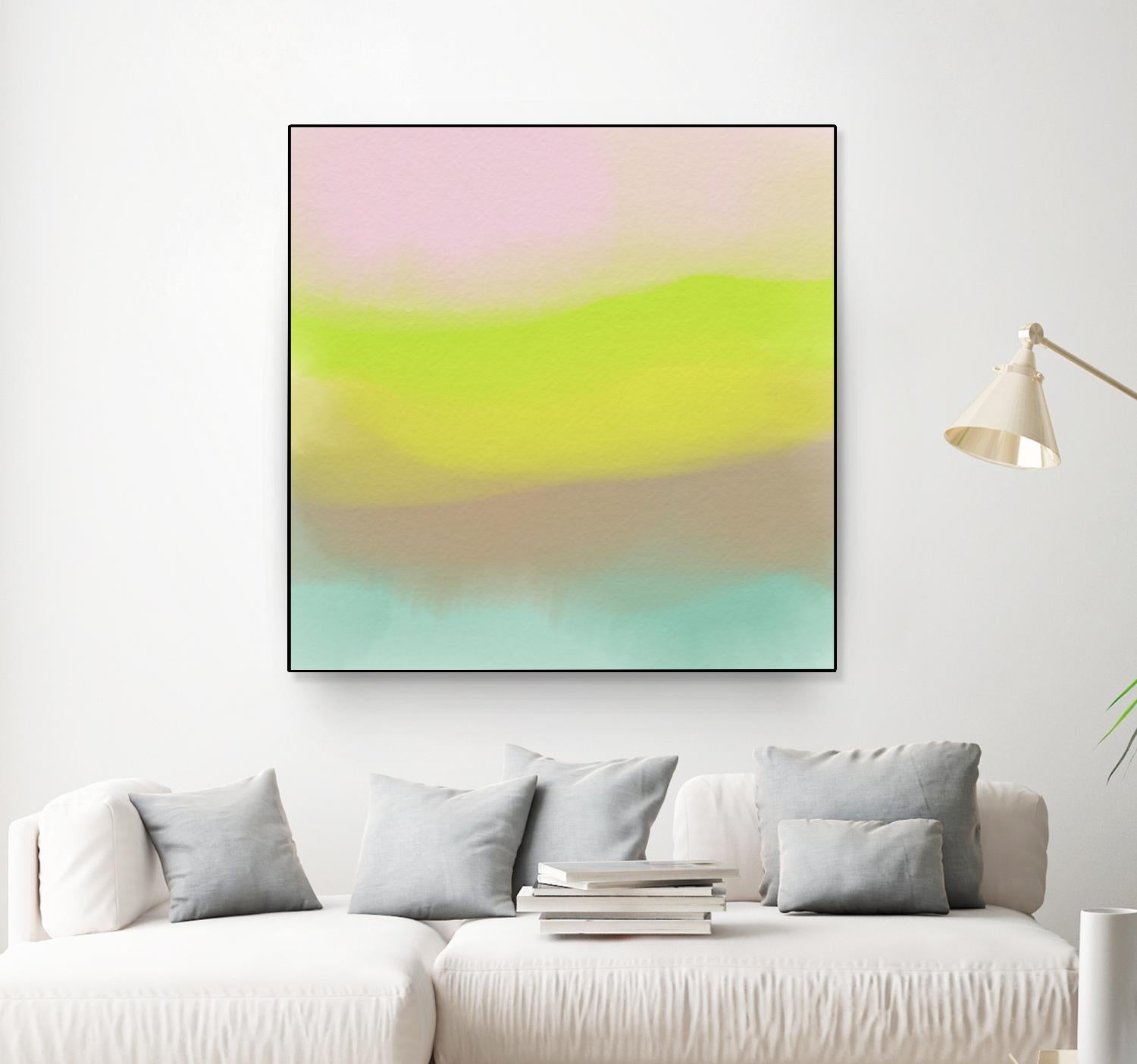 Echo by Christina Essue on GIANT ART - pink abstract