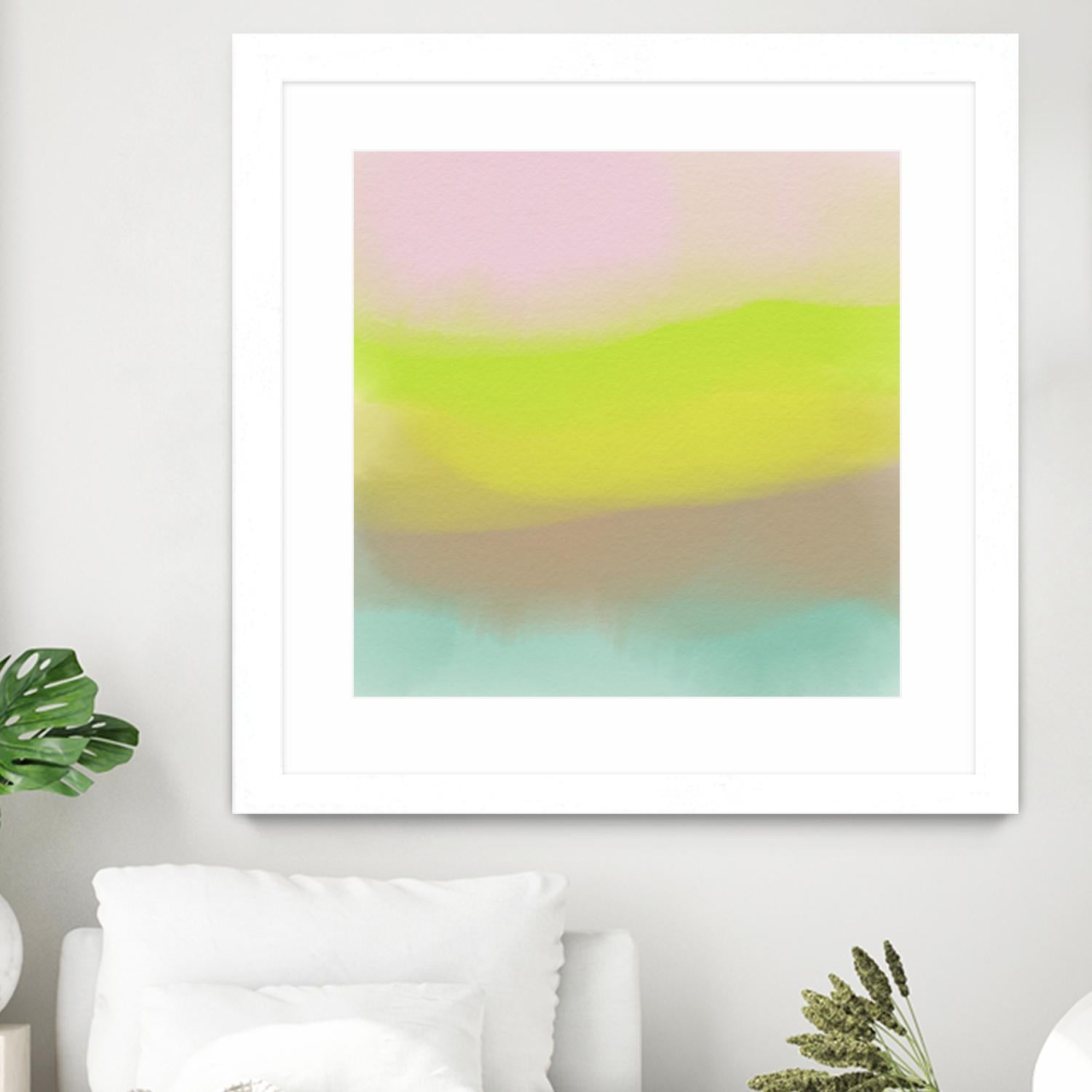 Echo by Christina Essue on GIANT ART - pink abstract
