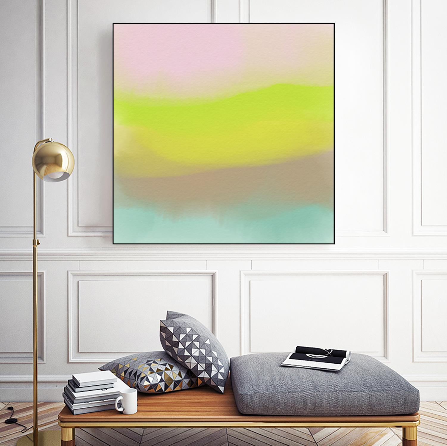 Echo by Christina Essue on GIANT ART - pink abstract