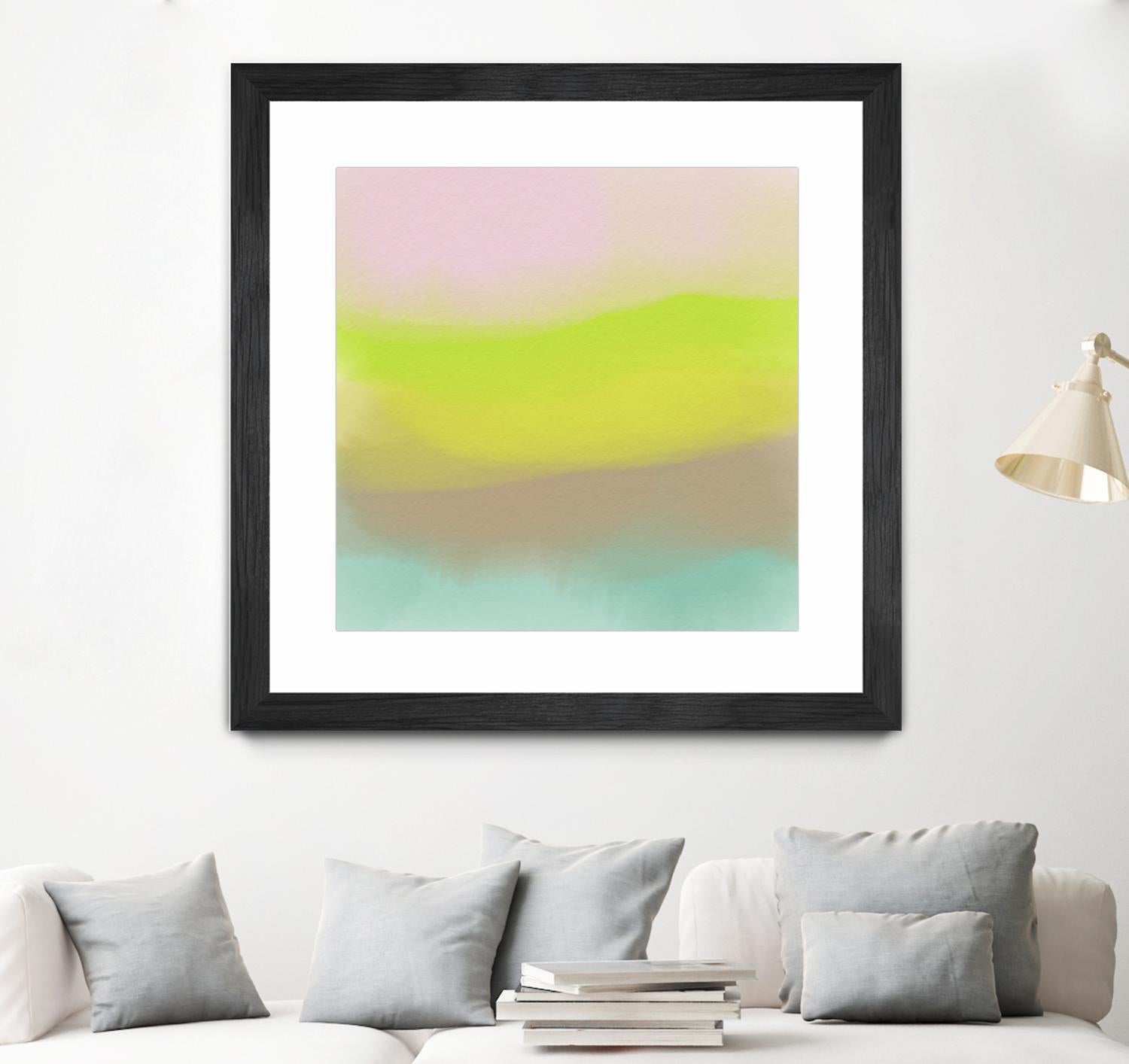 Echo by Christina Essue on GIANT ART - pink abstract