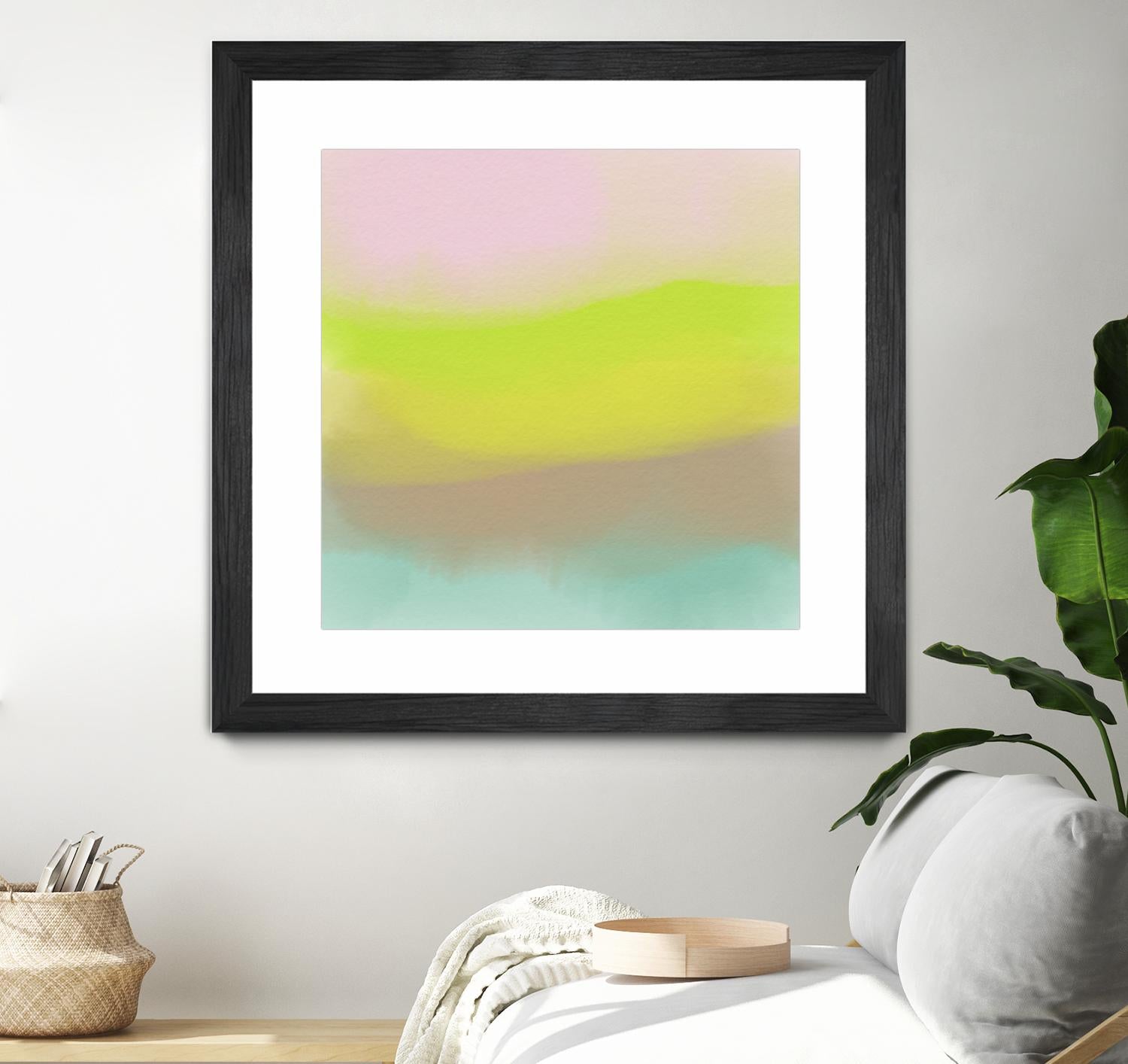 Echo by Christina Essue on GIANT ART - pink abstract