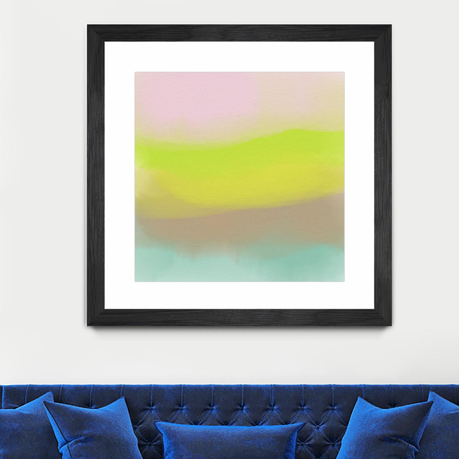 Echo by Christina Essue on GIANT ART - pink abstract