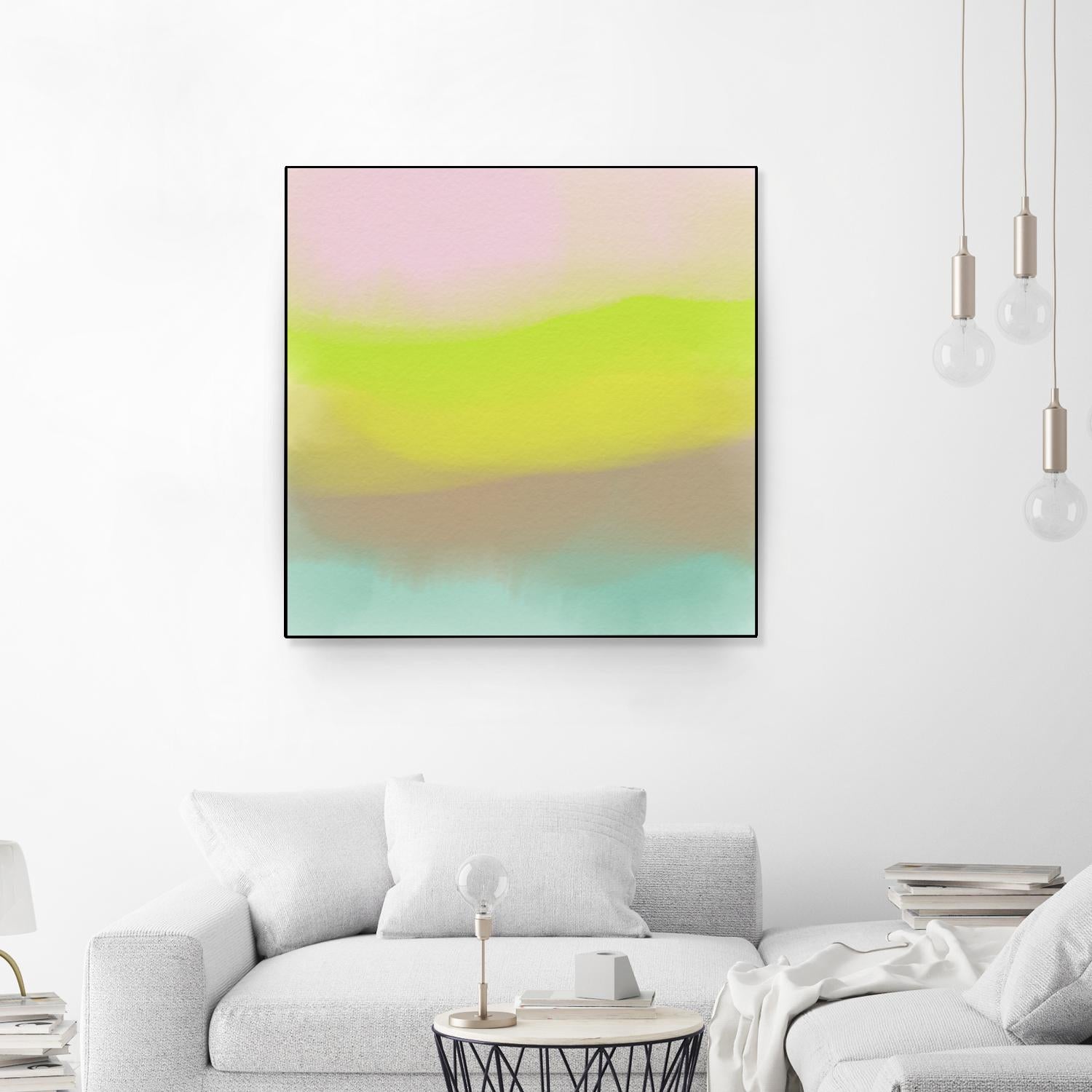 Echo by Christina Essue on GIANT ART - pink abstract