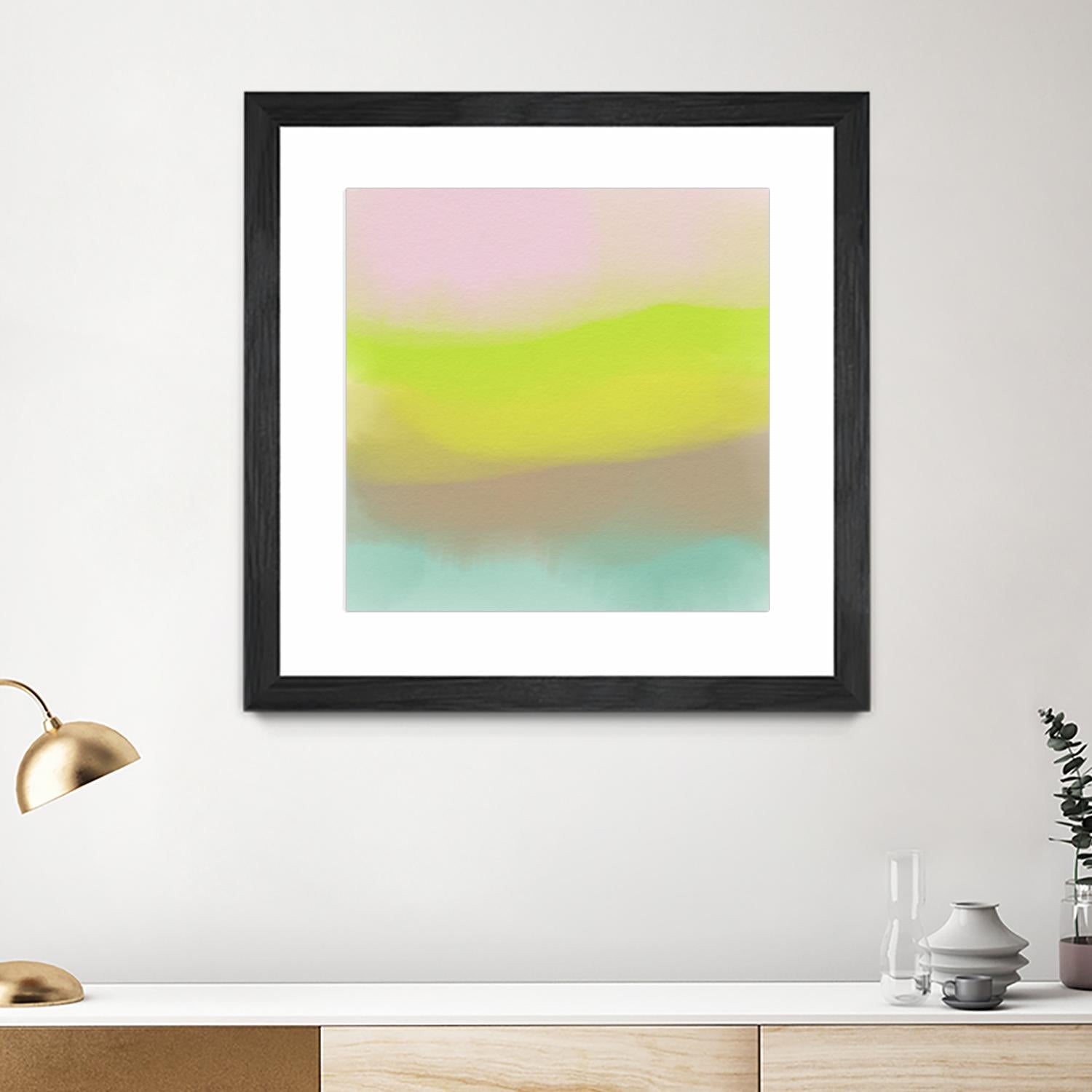 Echo by Christina Essue on GIANT ART - pink abstract