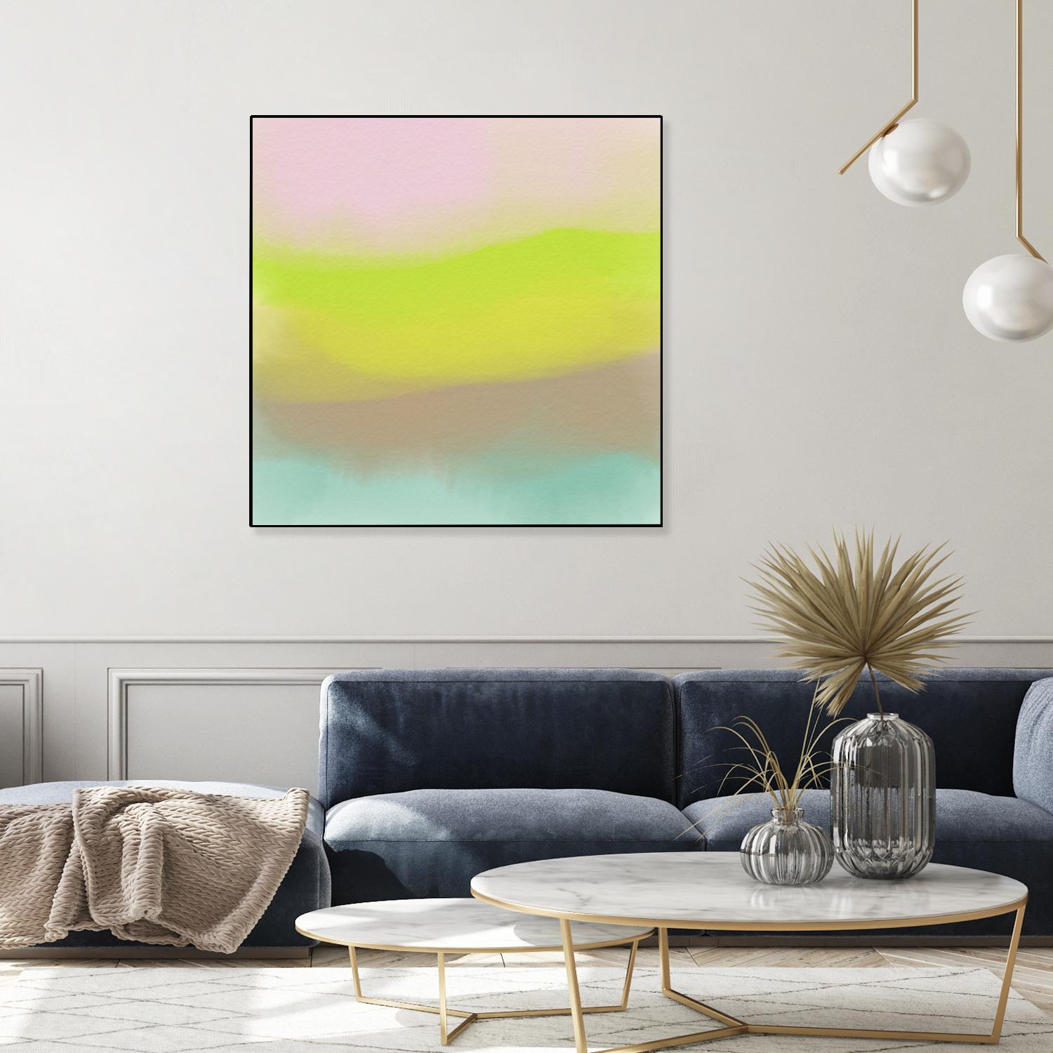 Echo by Christina Essue on GIANT ART - pink abstract