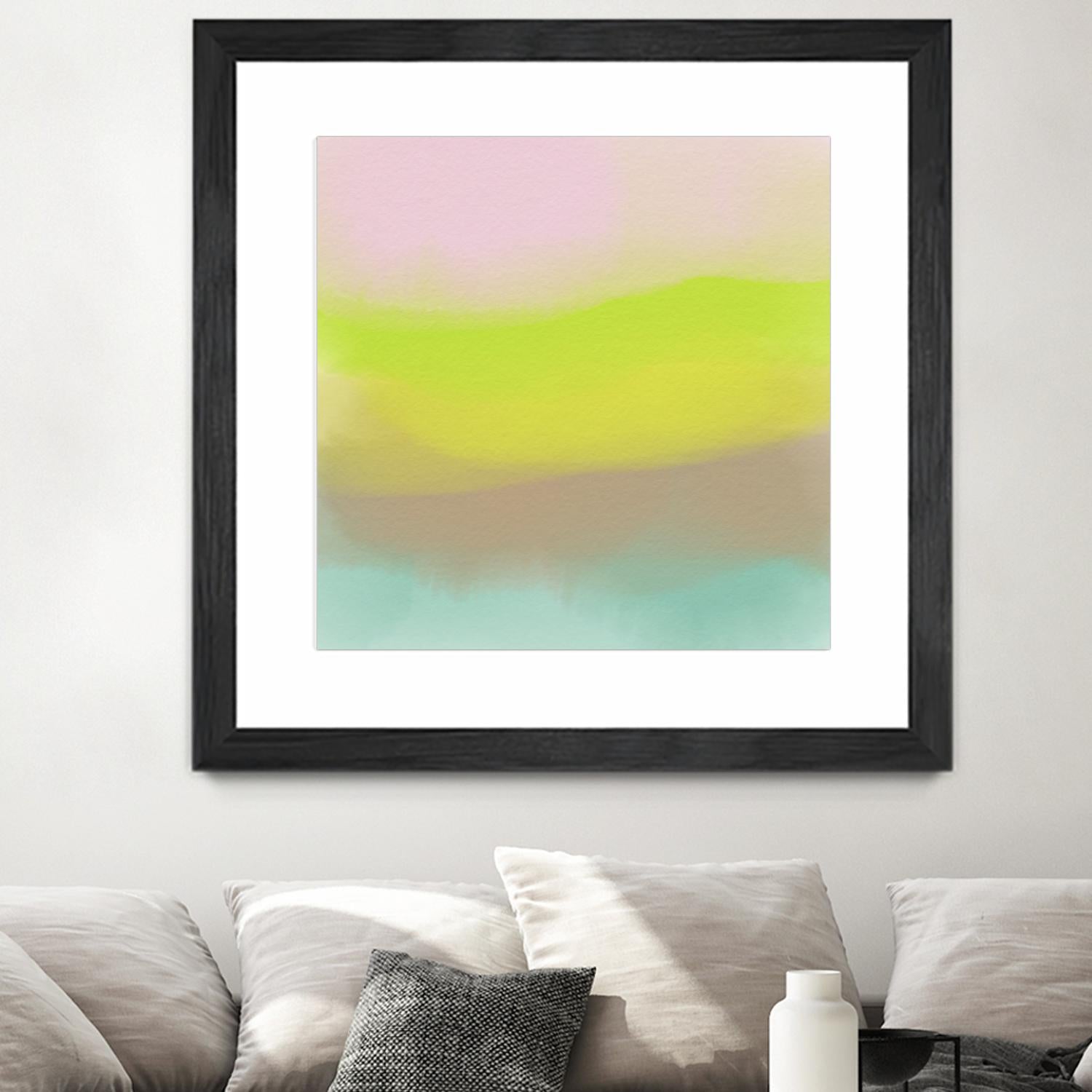 Echo by Christina Essue on GIANT ART - pink abstract