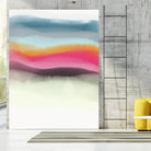 Descending by Christina Essue on GIANT ART - blue abstract