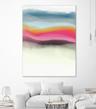 Descending by Christina Essue on GIANT ART - blue abstract