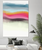 Descending by Christina Essue on GIANT ART - blue abstract