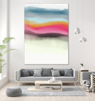 Descending by Christina Essue on GIANT ART - blue abstract