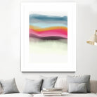 Descending by Christina Essue on GIANT ART - blue abstract