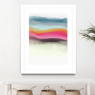 Descending by Christina Essue on GIANT ART - blue abstract