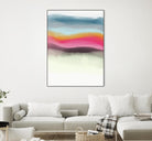 Descending by Christina Essue on GIANT ART - blue abstract