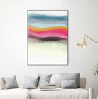 Descending by Christina Essue on GIANT ART - blue abstract