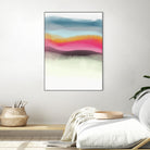 Descending by Christina Essue on GIANT ART - blue abstract