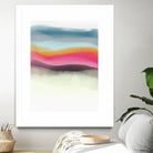 Descending by Christina Essue on GIANT ART - blue abstract