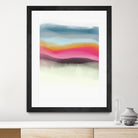 Descending by Christina Essue on GIANT ART - blue abstract