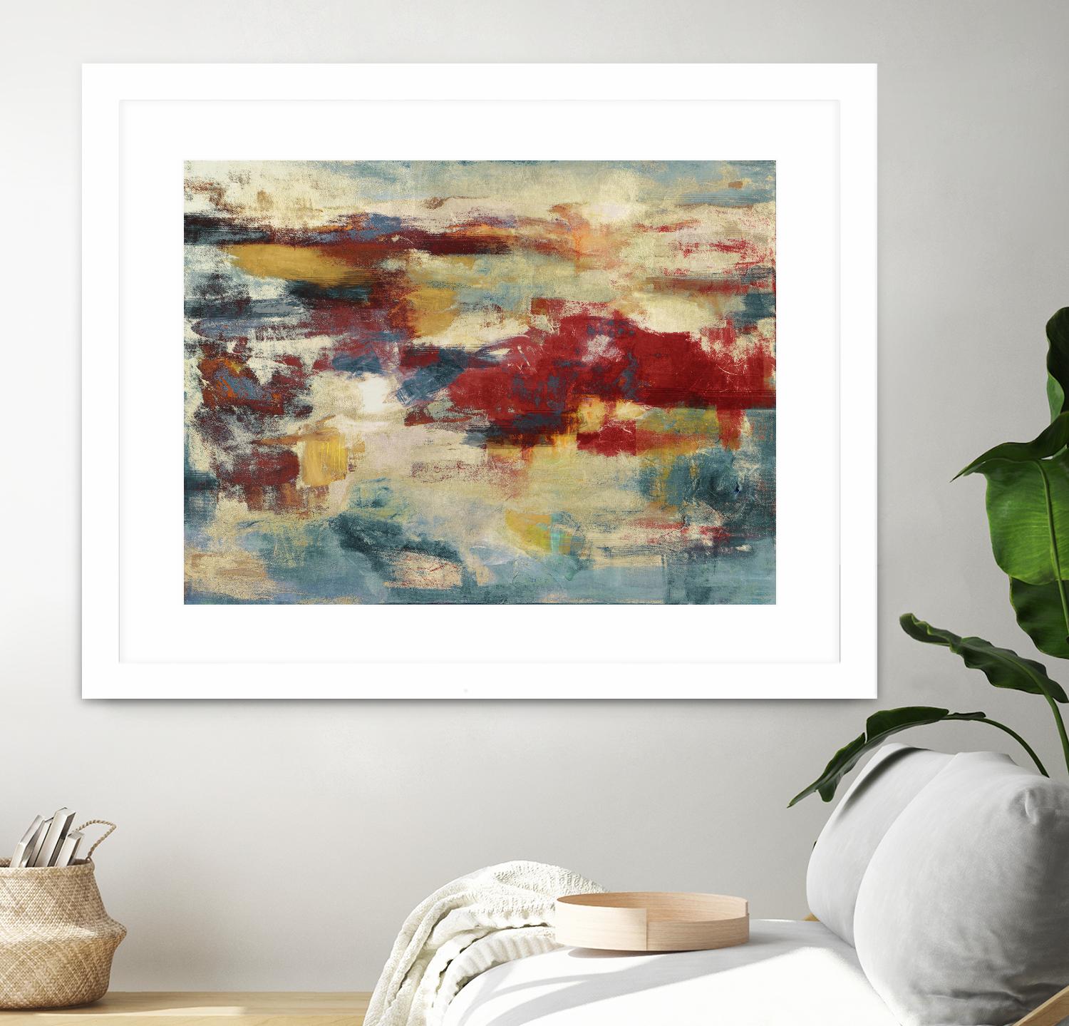 Path of Light by Christina Madden on GIANT ART - blue abstract