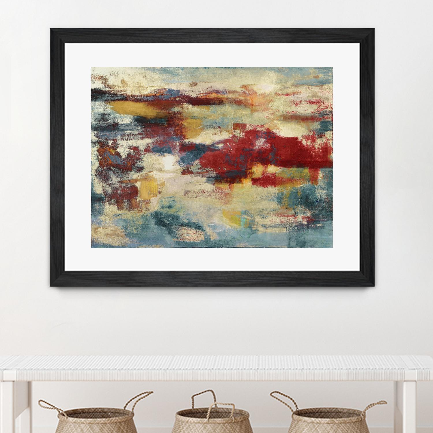 Path of Light by Christina Madden on GIANT ART - blue abstract