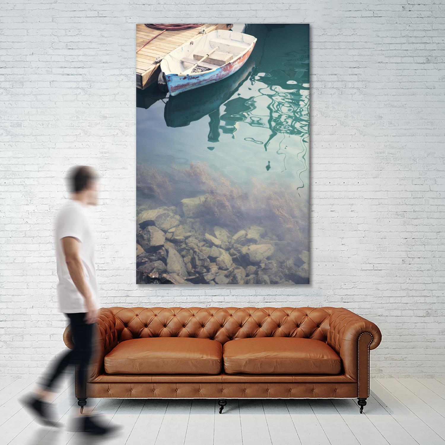 Finding Normal by Catherine McDonald on GIANT ART - brown sea scene