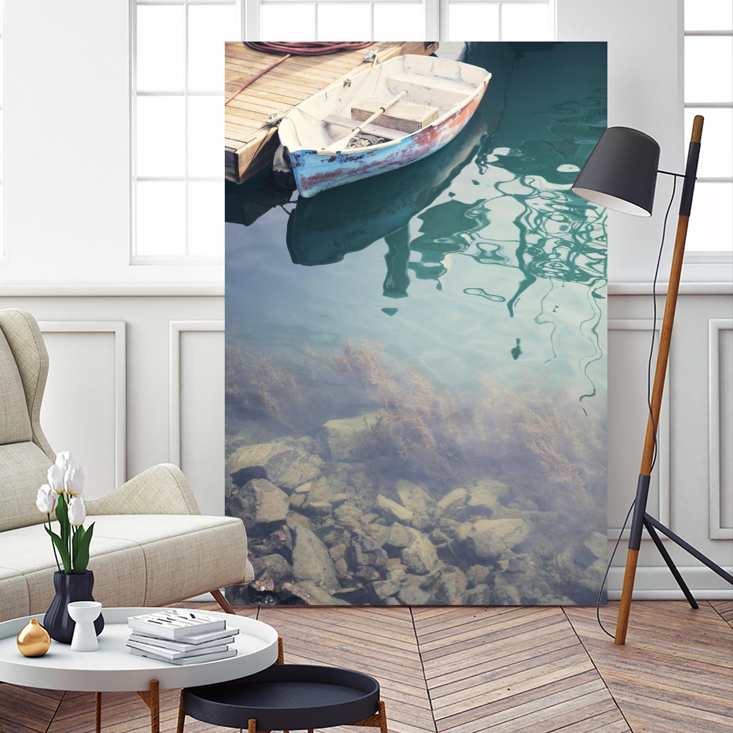 Finding Normal by Catherine McDonald on GIANT ART - brown sea scene