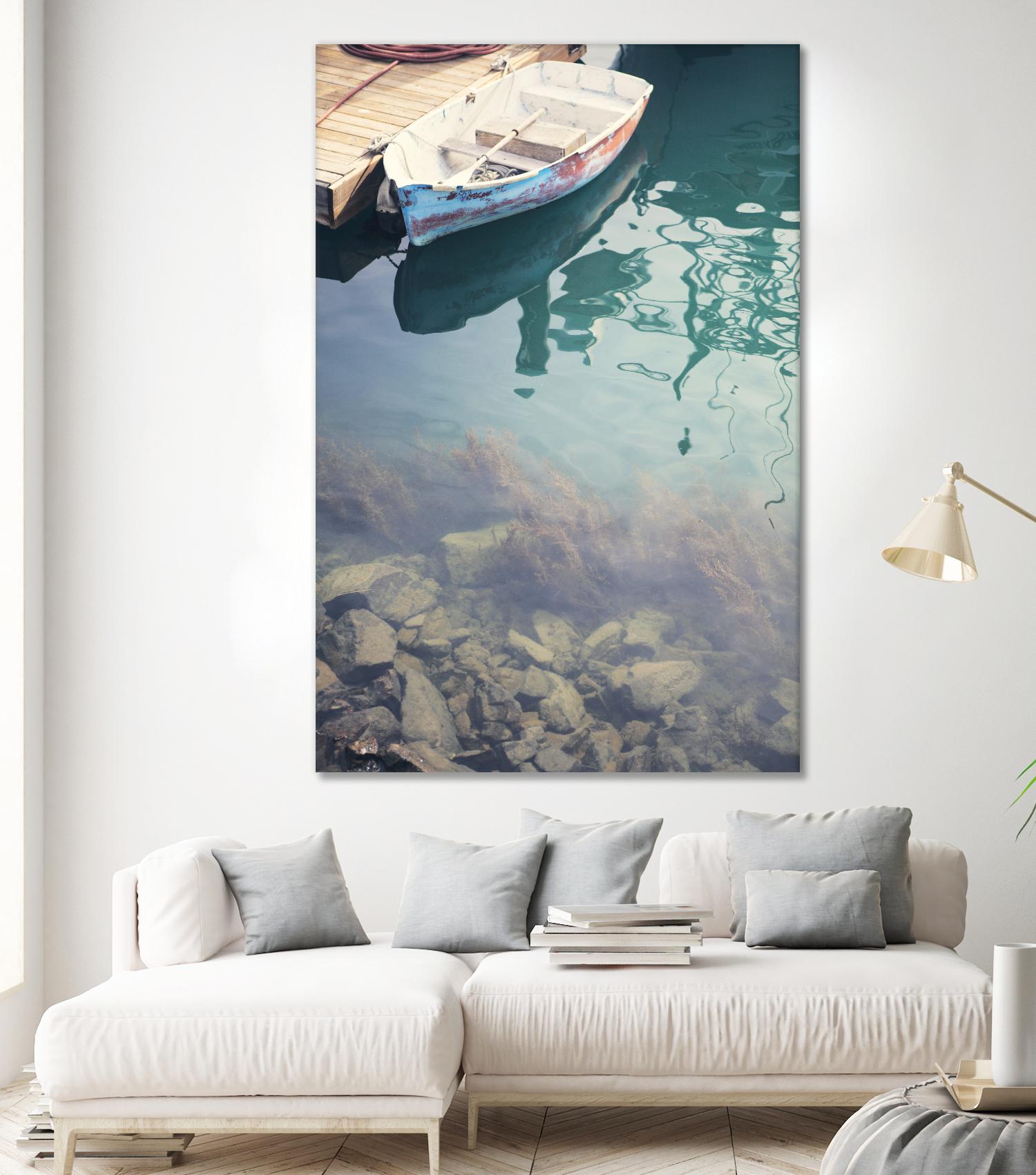 Finding Normal by Catherine McDonald on GIANT ART - brown sea scene