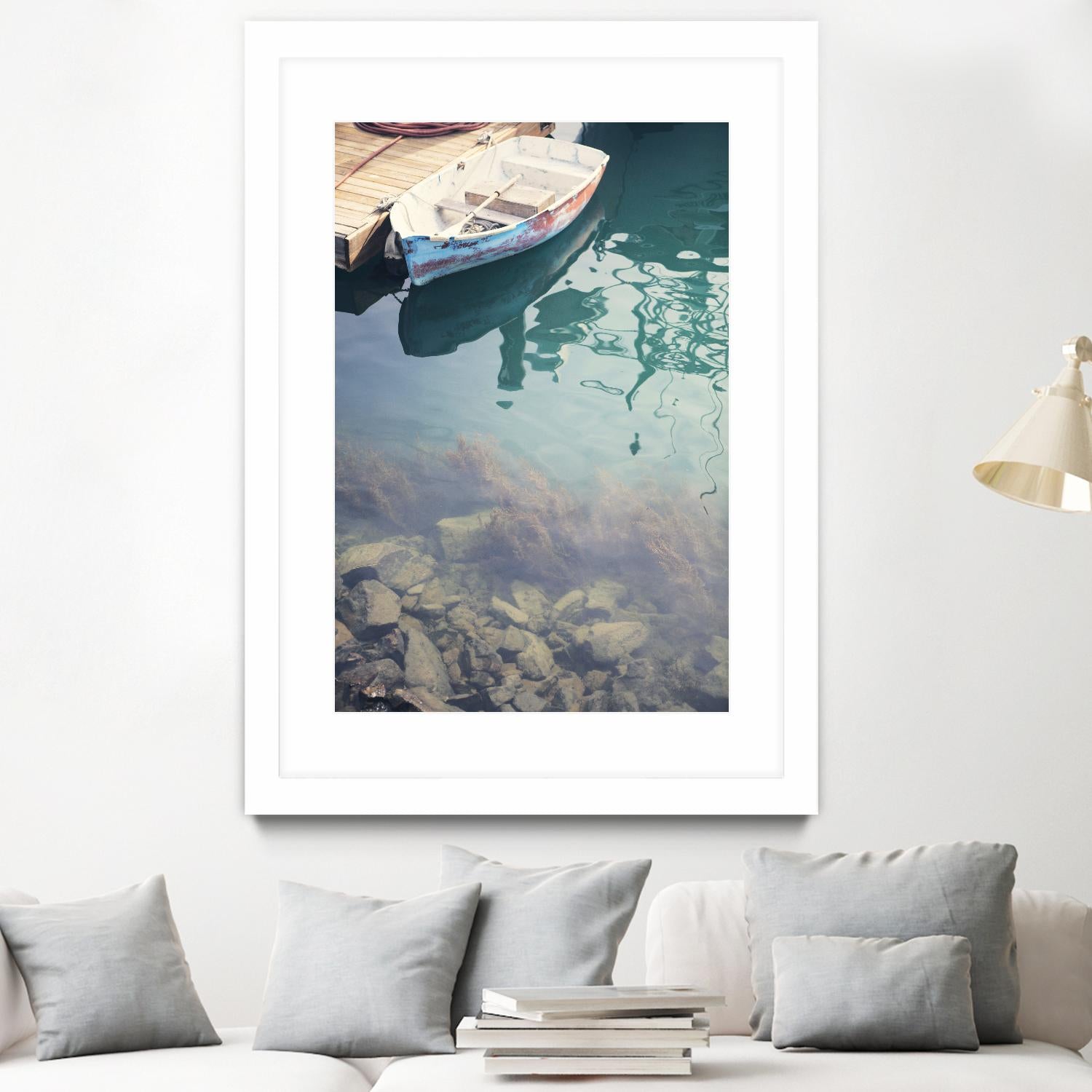 Finding Normal by Catherine McDonald on GIANT ART - brown sea scene